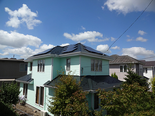 仙台市宮城野区田子U様邸で　屋根外壁塗装工事させて頂きました