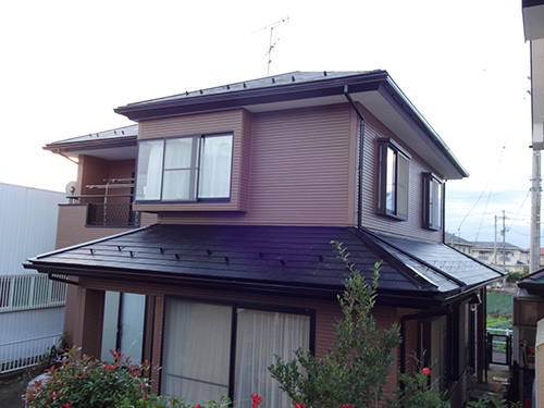 仙台市青葉区赤坂F様邸で　屋根外壁塗装工事させて頂きました