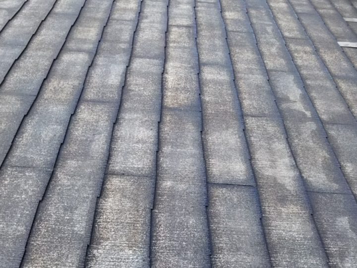 屋根高圧洗浄完了