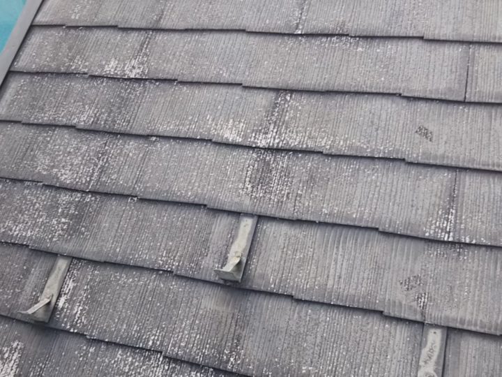 屋根洗浄後