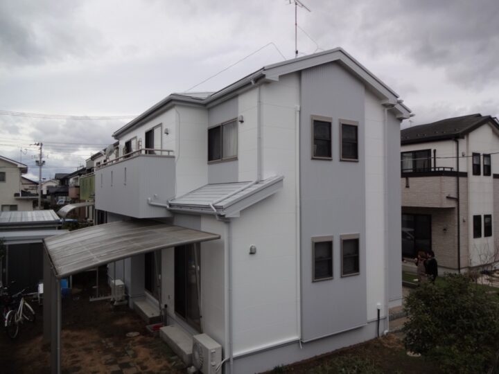 仙台市太白区四郎丸で屋根外壁塗装工事させて頂きました