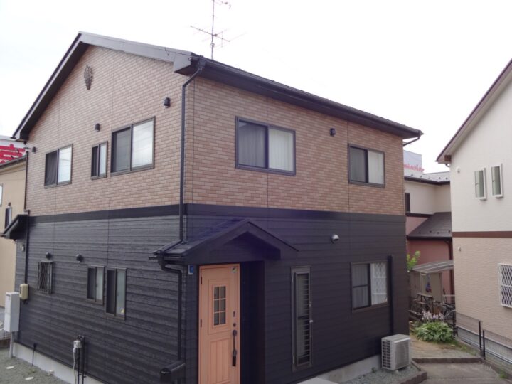 名取市高舘吉田ｙ様邸にて　屋根外壁塗装工事させて頂きました