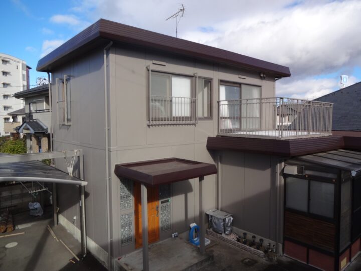 仙台市太白区四郎丸E様邸で　屋根外壁塗装工事させて頂きました