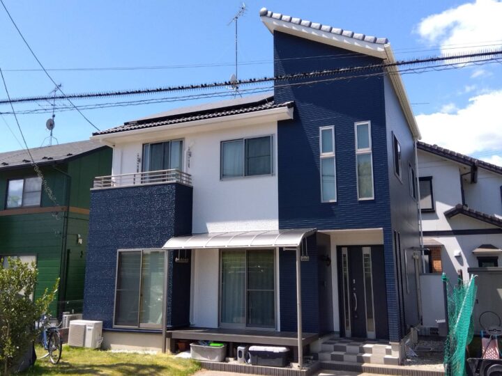 柴田町槻木東O様邸で　外壁塗装工事させて頂きました
