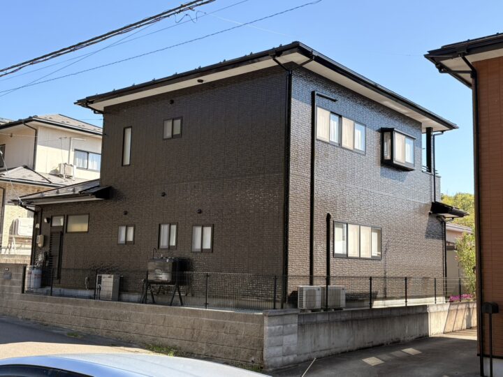 無機塗料を超える有機HRC塗料「タテイルⅡ」で施工させていただきました（塗料メーカー：プレマテックス社）