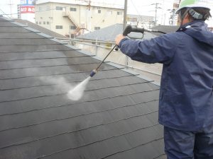 名取市屋根洗浄